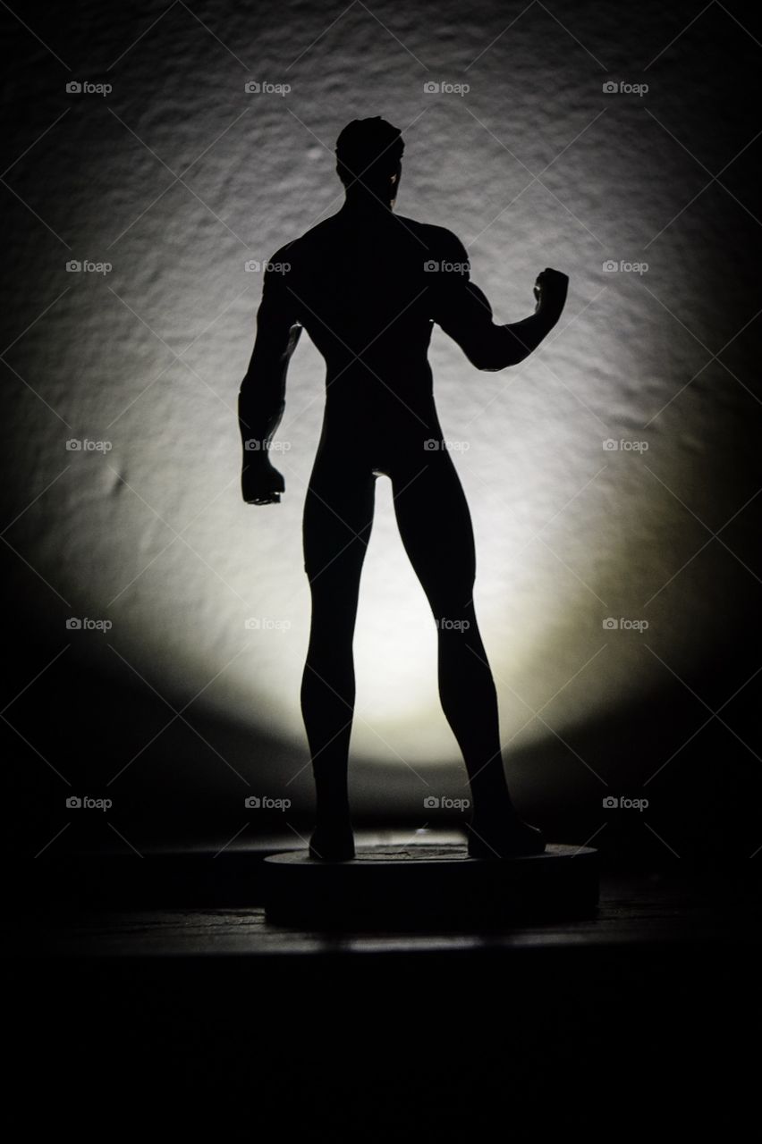 Superhero silhouettes  