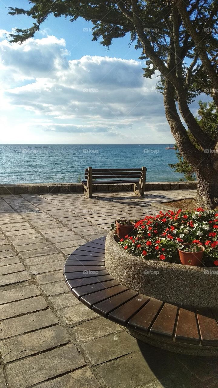 Beautiful view of the Black sea