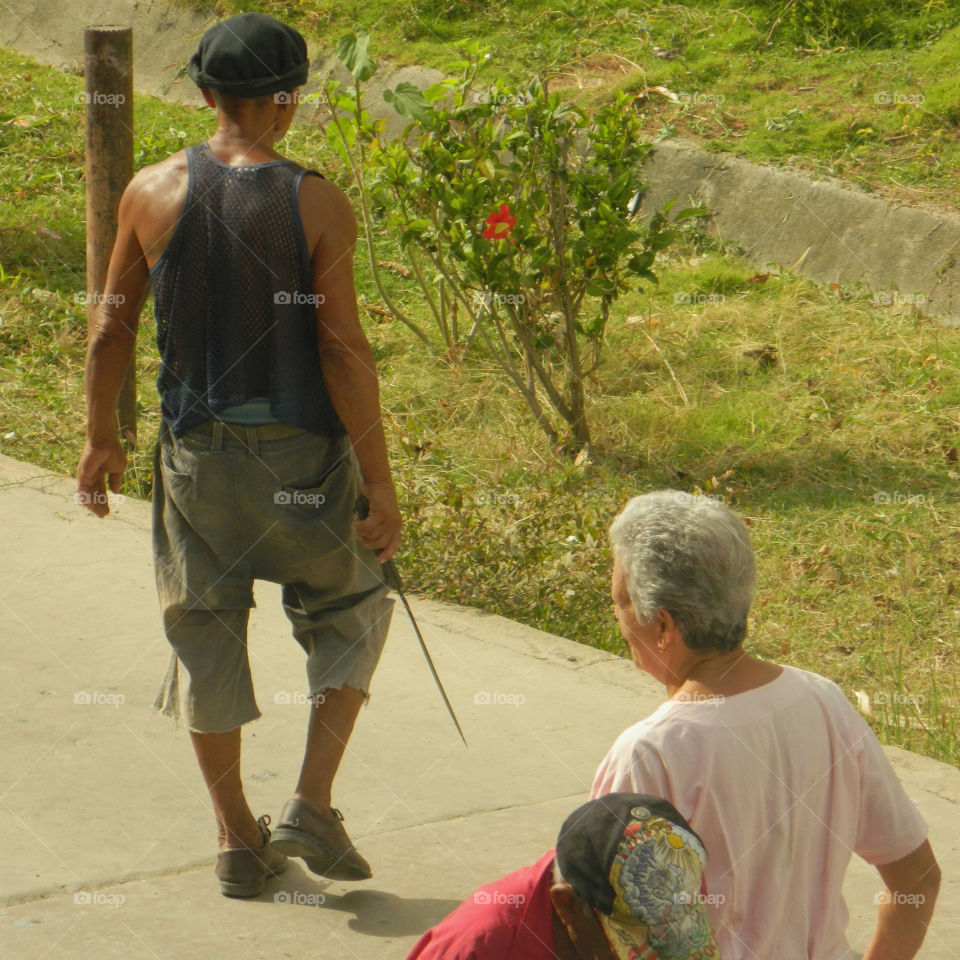 Elderly people are just that, elderly! They  are Older human beings that have many of the same needs and desires, but with limitations! They walk to strengthen their muscles, increase their stamina, their energy levels, and coordination! They are someone's Mom, Dad, Granddad, and Grandmother! Each one of them has a true value in our society and should be respected!