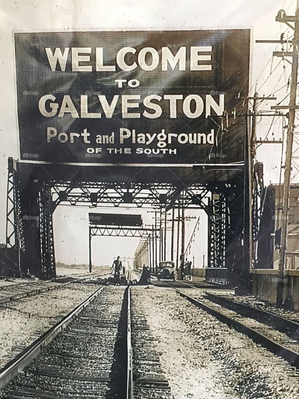 Photo of the entry to Galveston