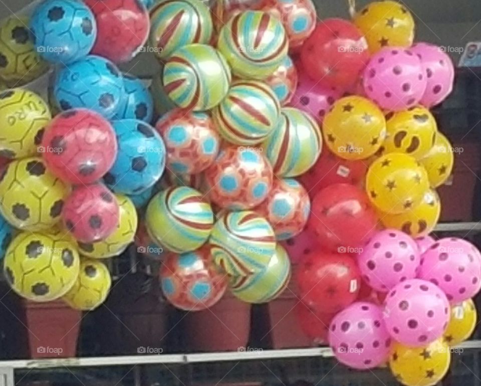 balloons galore at main street of Seremban, Malaysia