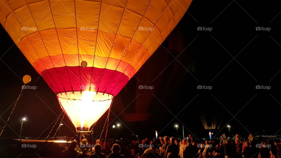 life ablaze. hot air ballon festival