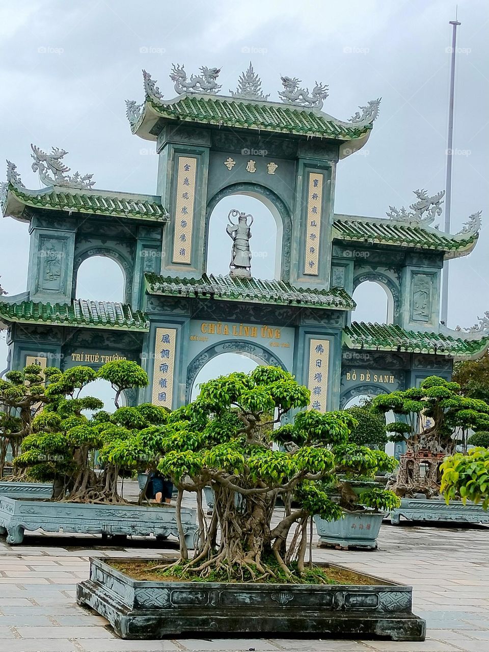 A Historical Pagoda in Vietnam