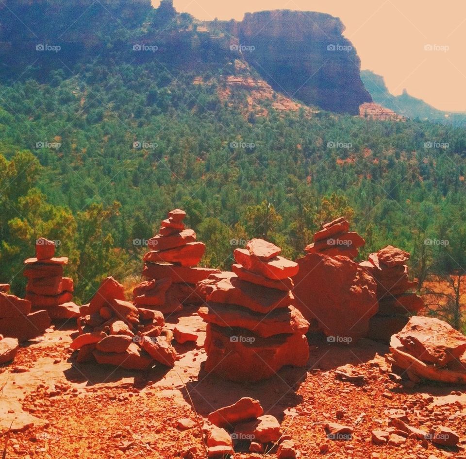 Red rocks
