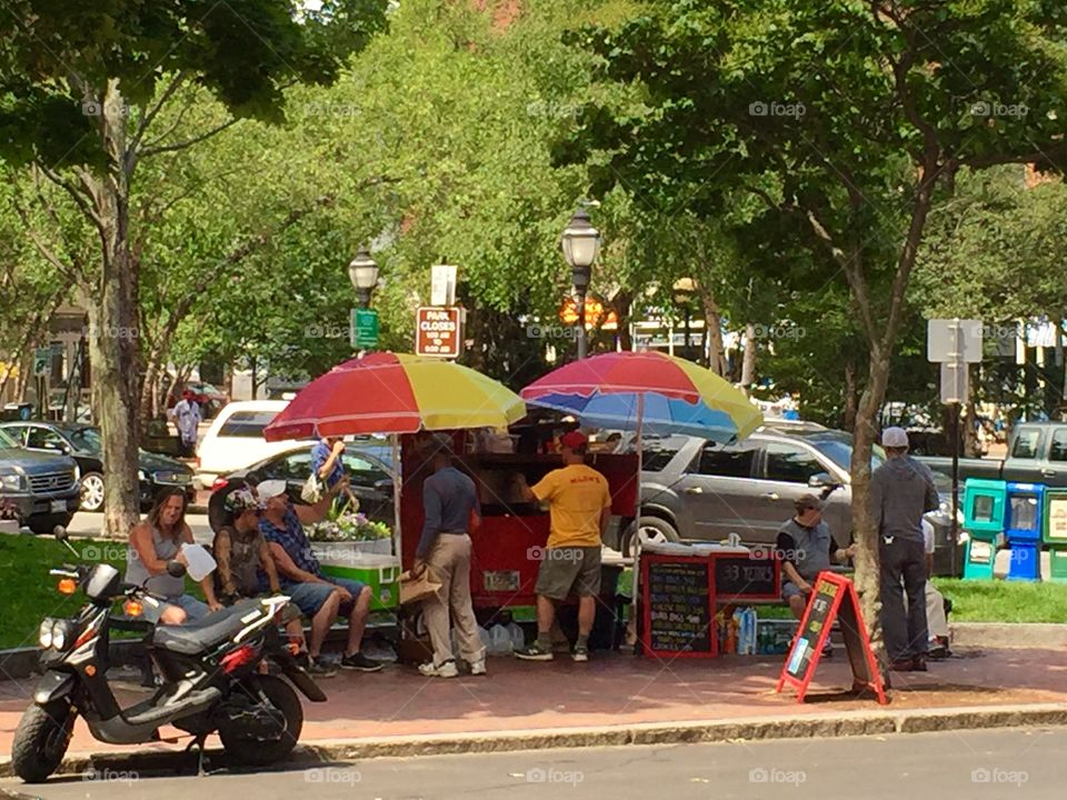 Hotdog vendor 