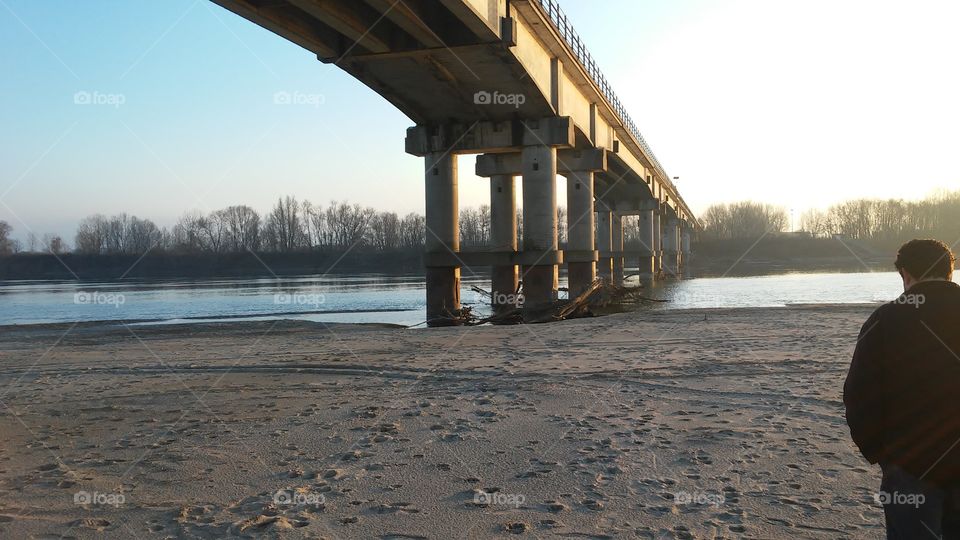 Bridge on dry river