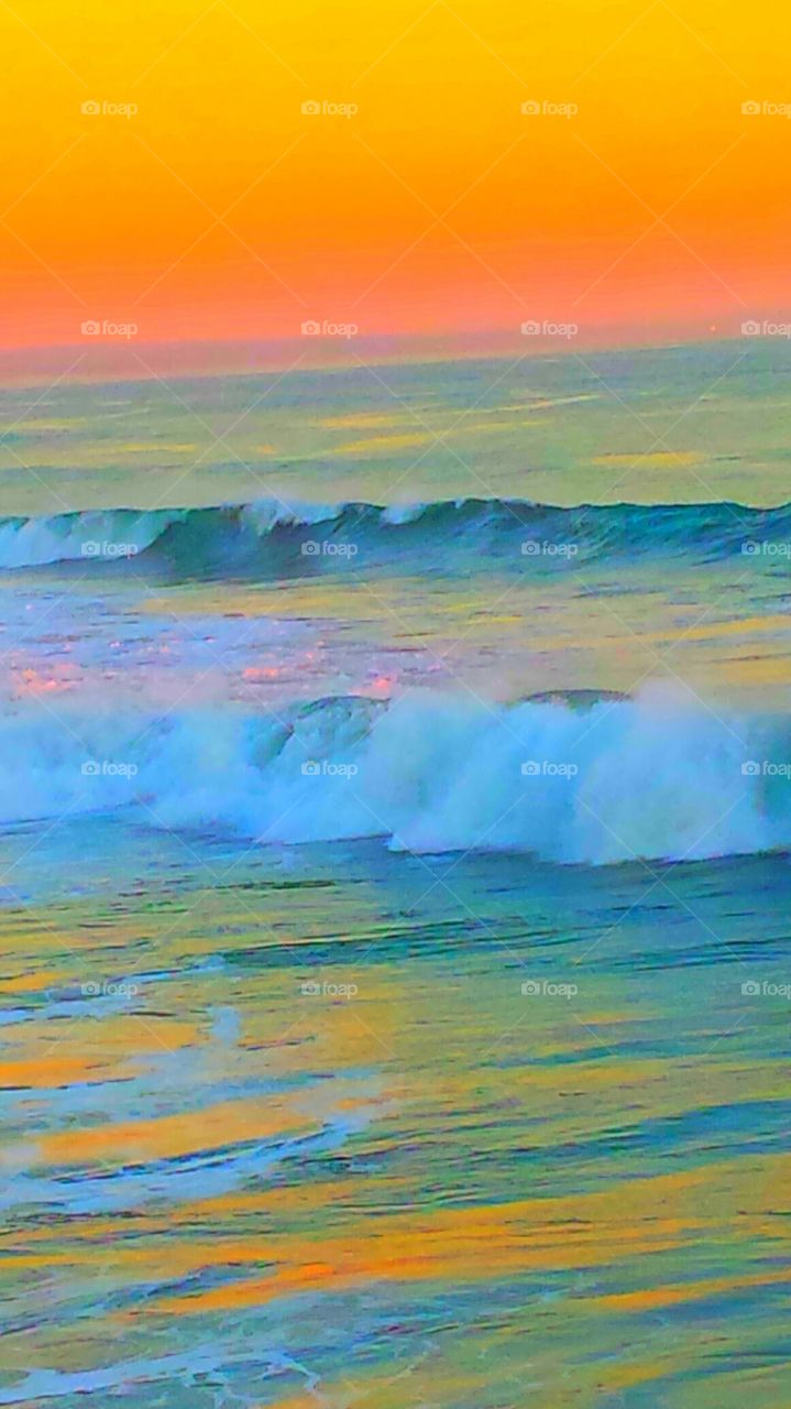 "Beautiful Orange Sunset"