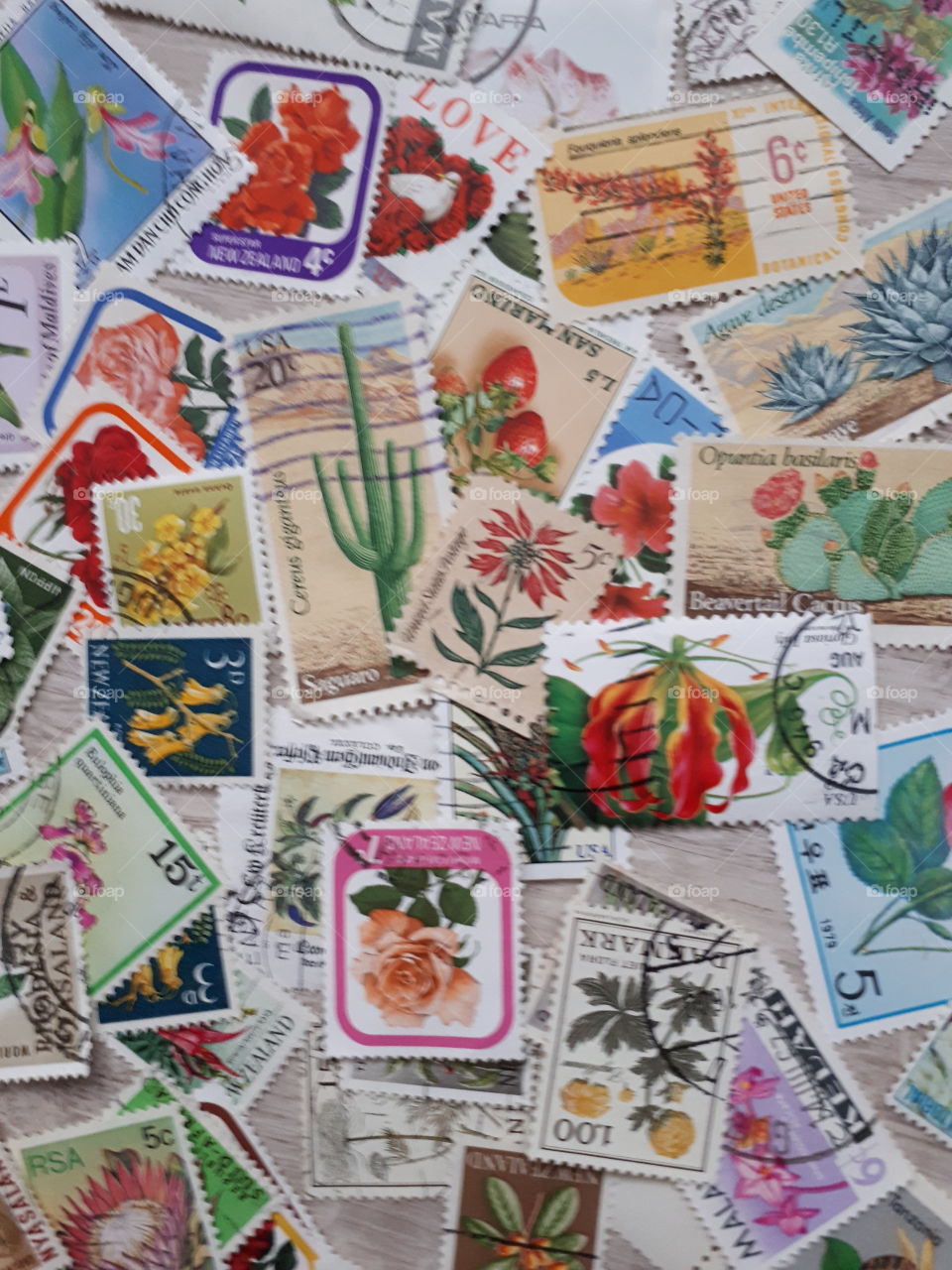 Stamps flora