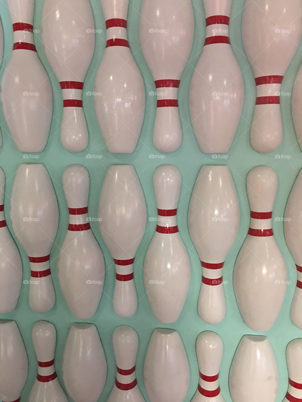Bowling pins.