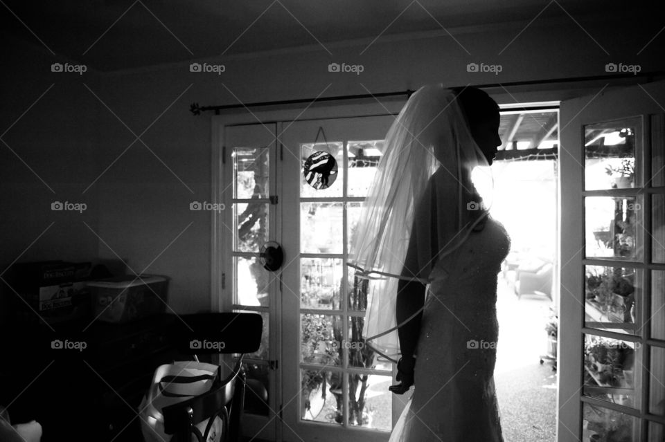 Love is quite. Lovely bride waiting