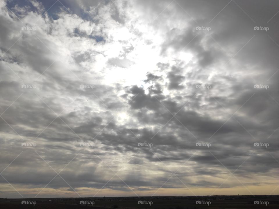 Serbia cloudy sky february 2020