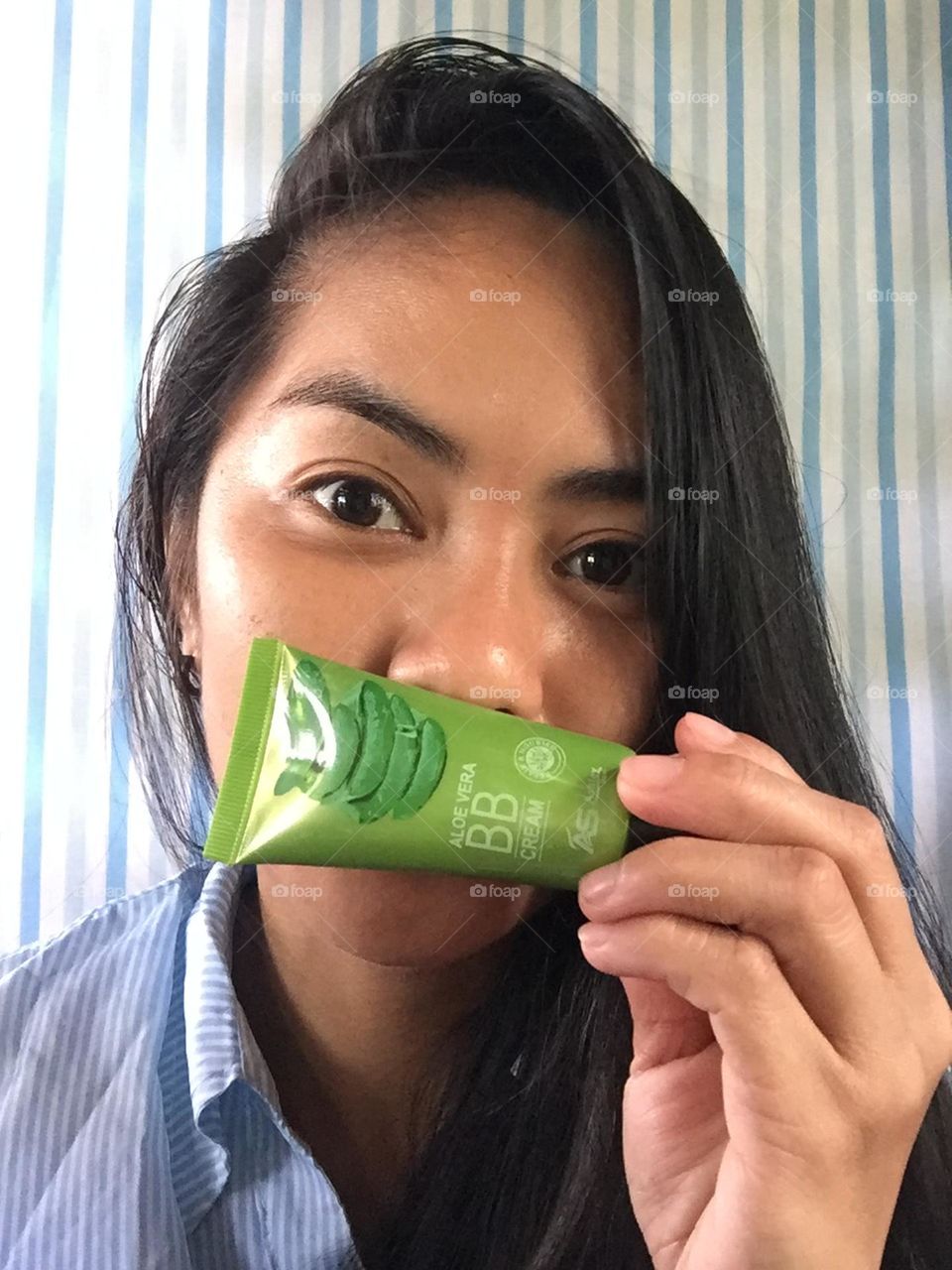 Light hearted portraits with products 