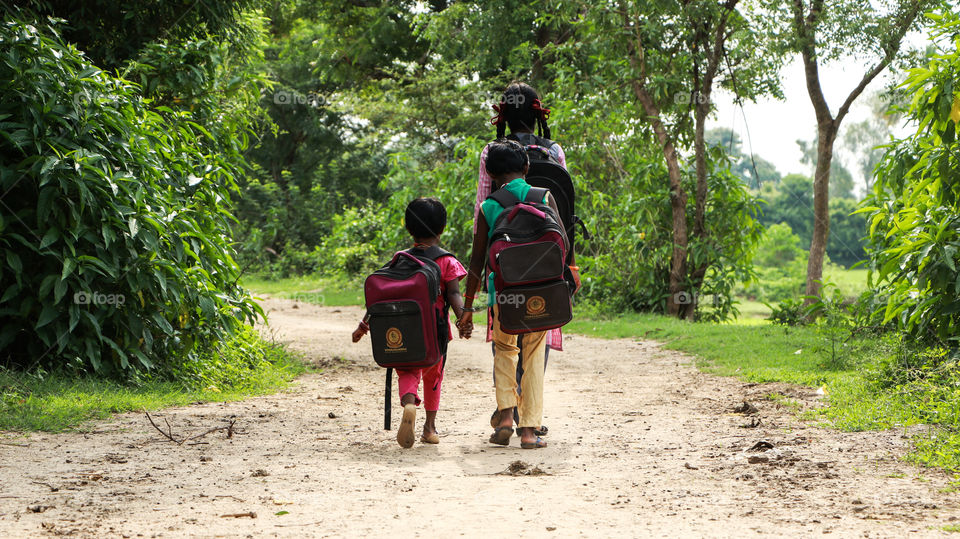 A Story of the school girls who is going school.. Showing the love of the Elder sister to her younger one... holding her hands