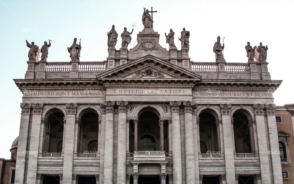 Archibasilica San Juan Letran. Archibasílica de San Juan de Letrán (Roma - Italy)