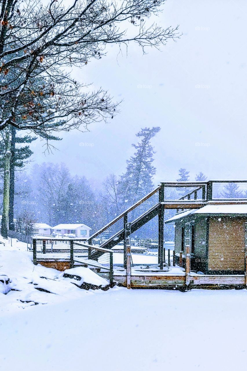 Boathouse on winter!