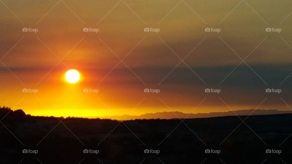 Sunrise over Navajo Lake