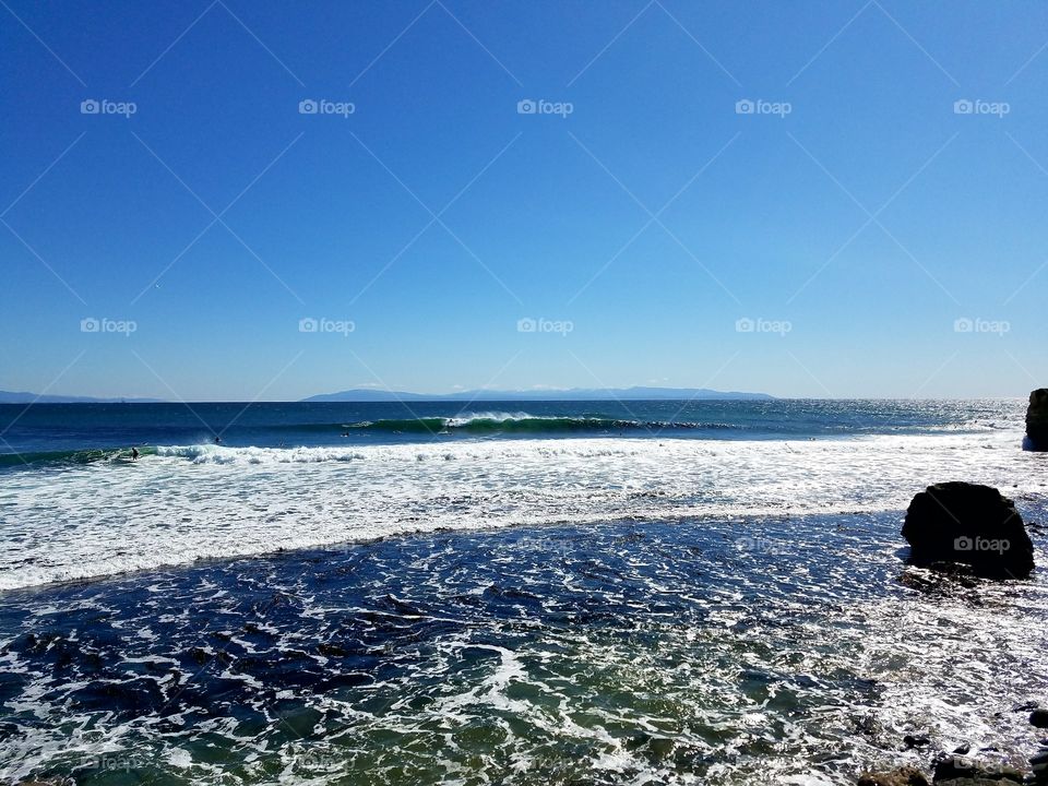 Set wave at Steamer Lane in Santa Cruz