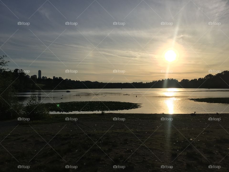 Sunset on Deer Lake 