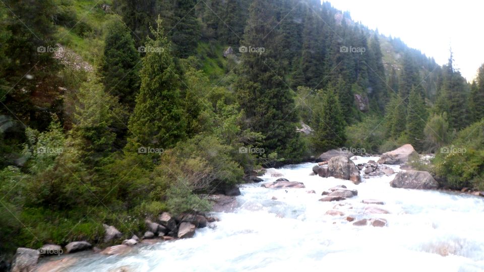 River Kirghizistan