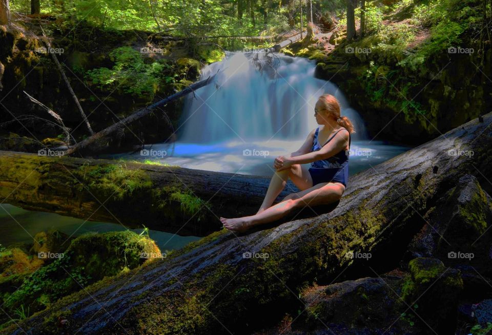 Meditation in the forest
