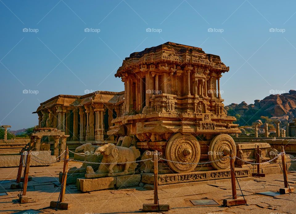 Architecture photography - Ancient India - Stone Chariot 