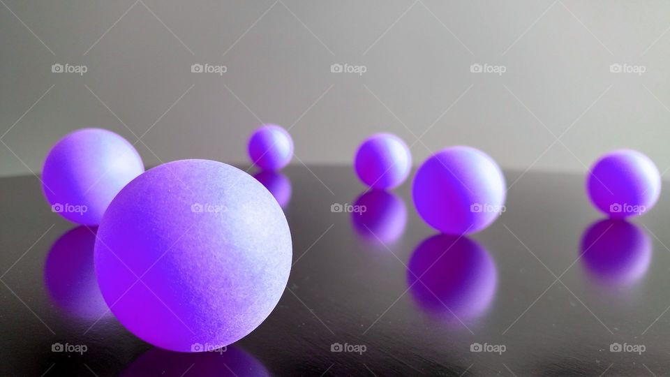 purple balls space planets abstract dimension