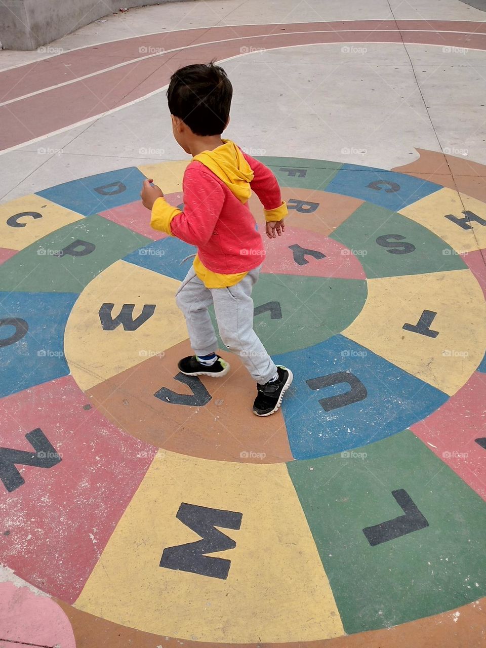 child playing