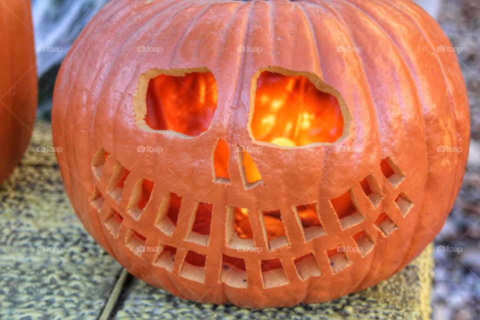 Carved pumpkin 