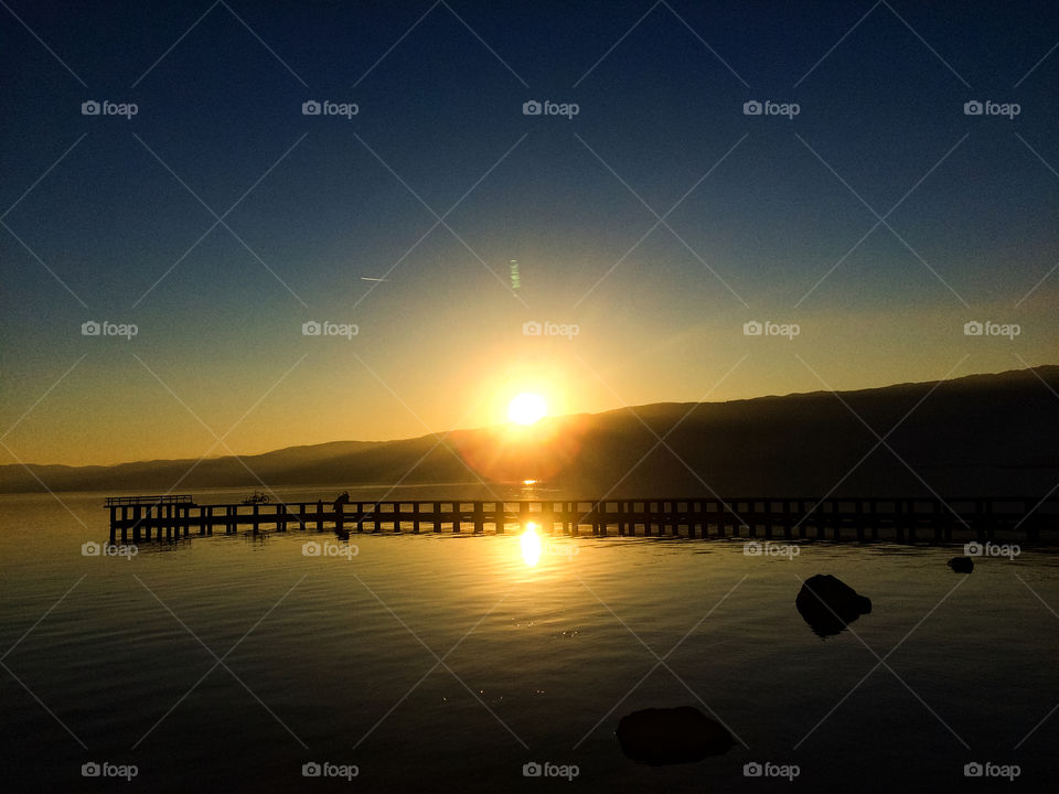 Sunset Lake Ohrid