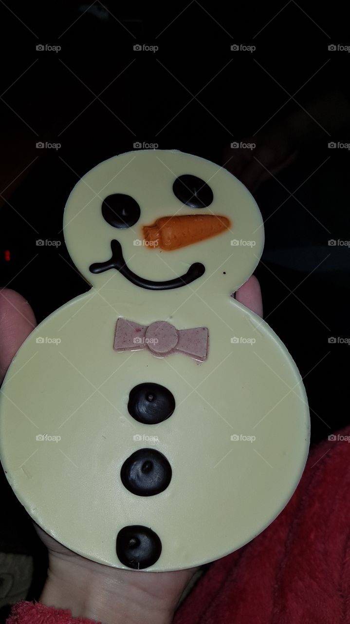 Heidi chocolate snowman