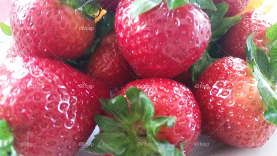 Fresh strawberries