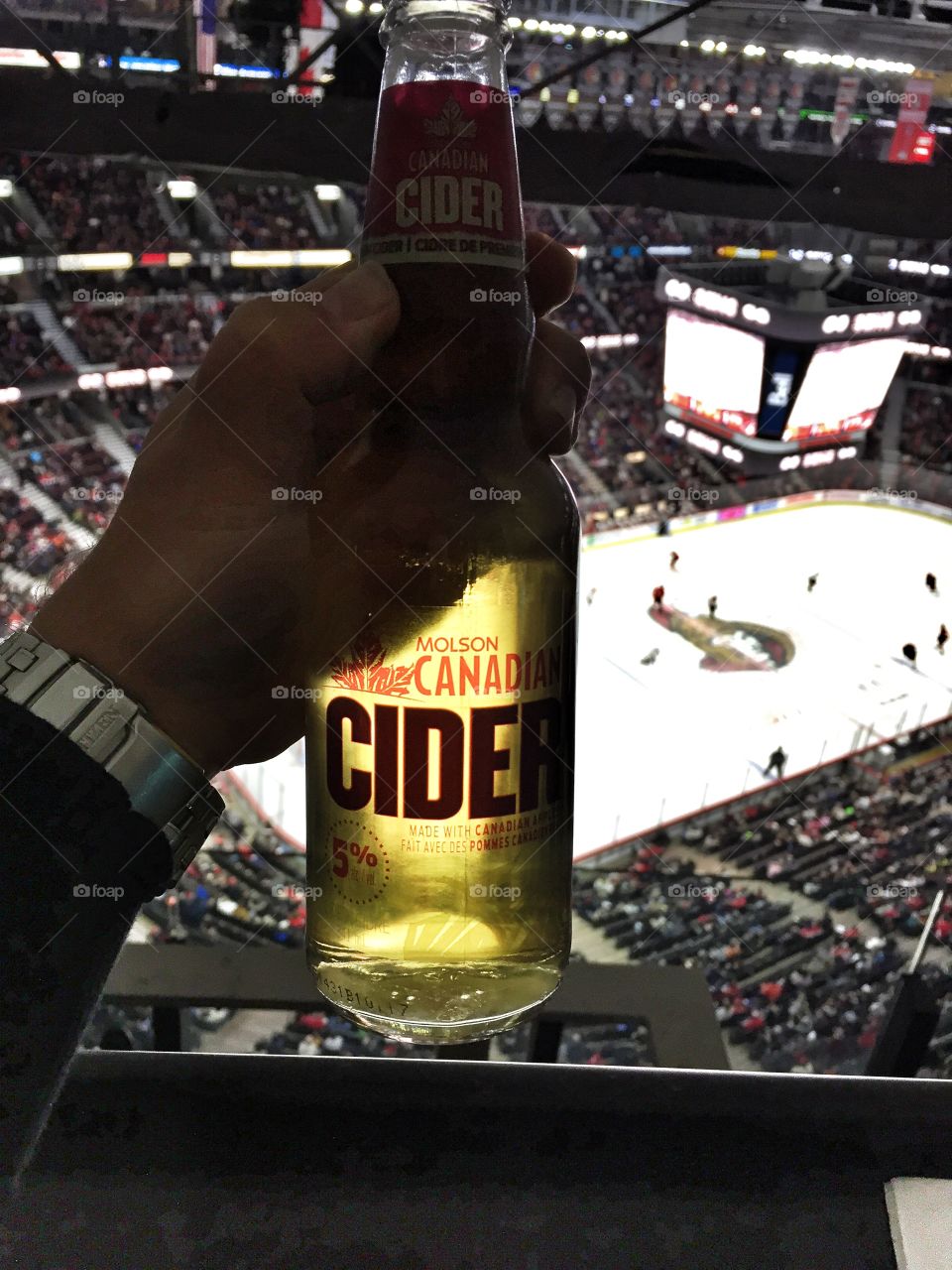 Hockey in Ottawa with a Molson Canadian in my hand

Truly a Canadian moment in the VIP Box