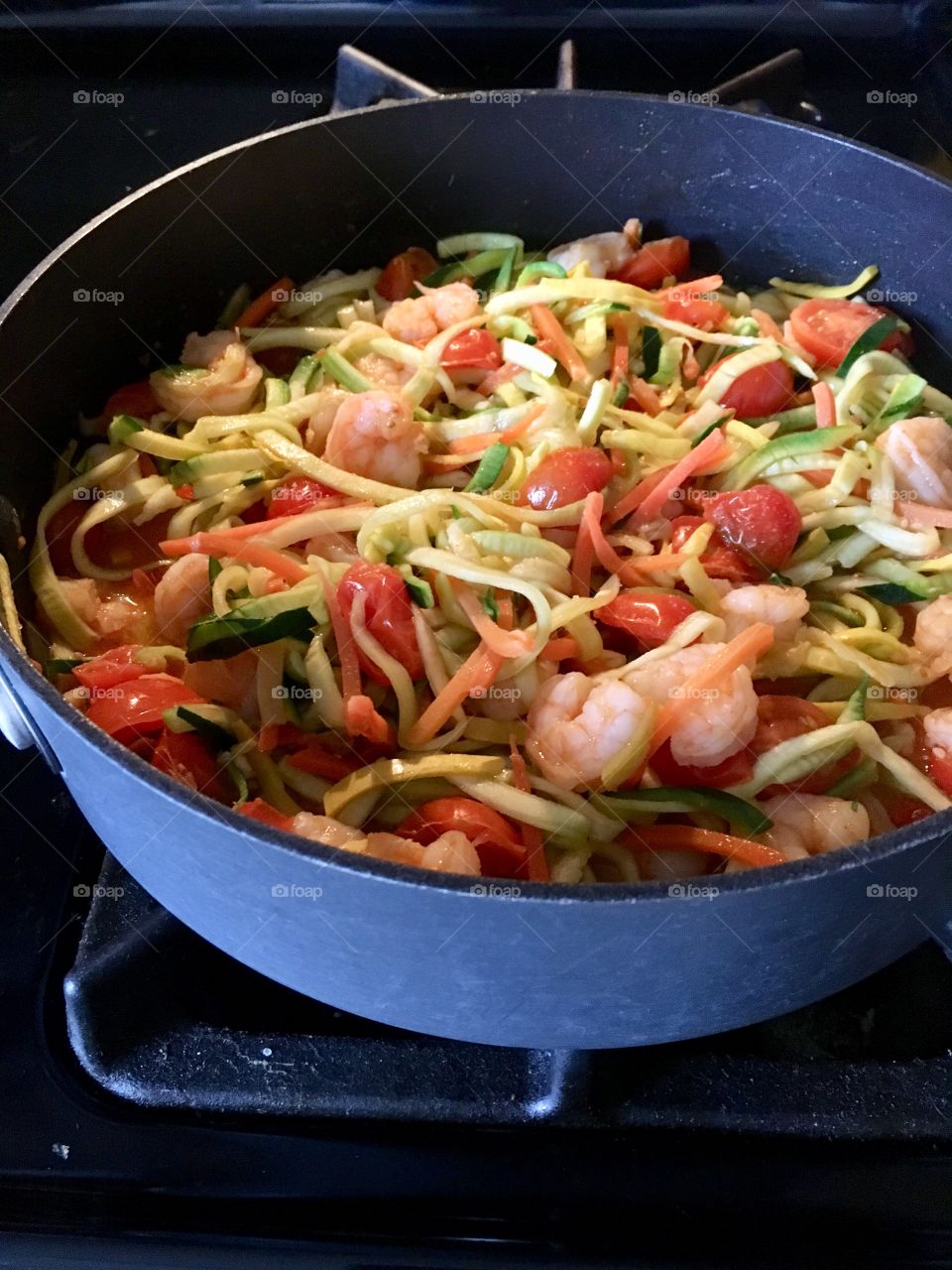 Shrimp Zoodles