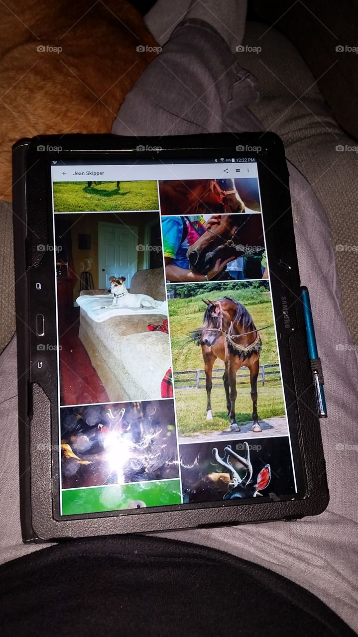 Foap tablet screen