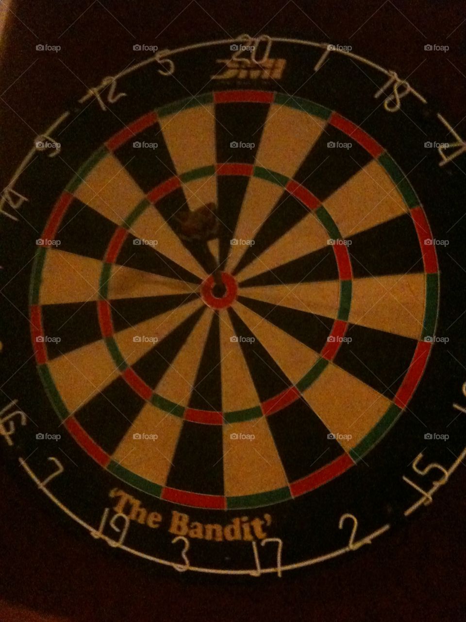 Dart board bullseye 
