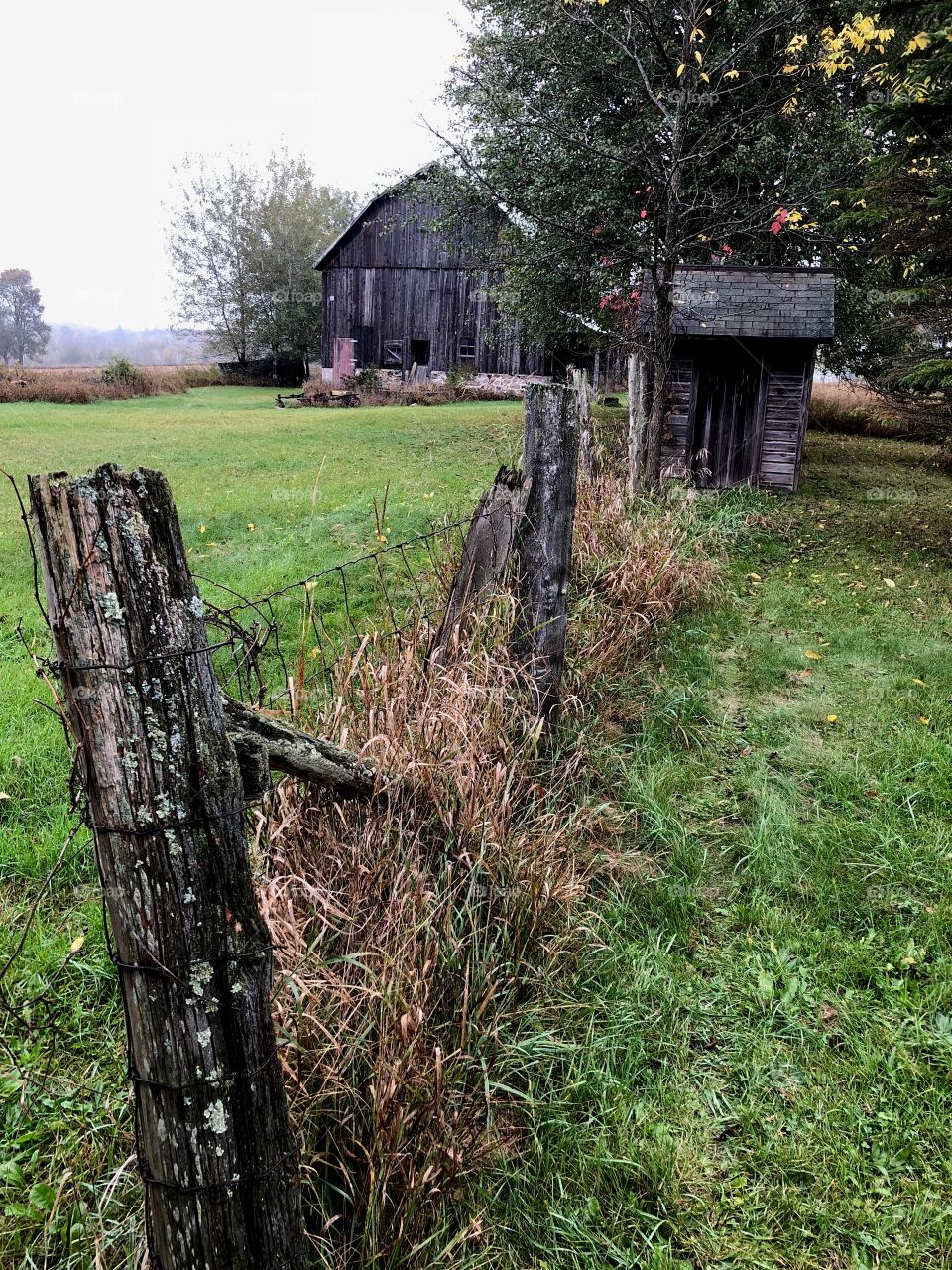 Old barn and fence