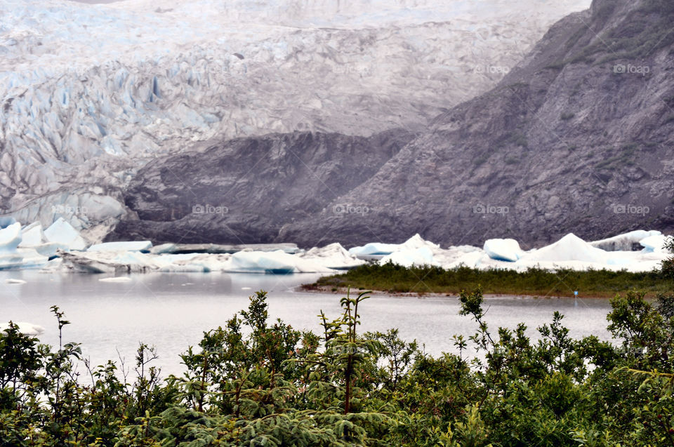 mountain trees cold melt by refocusphoto