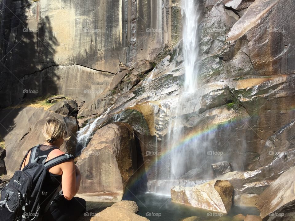 Taking in the moment. Yosemite 