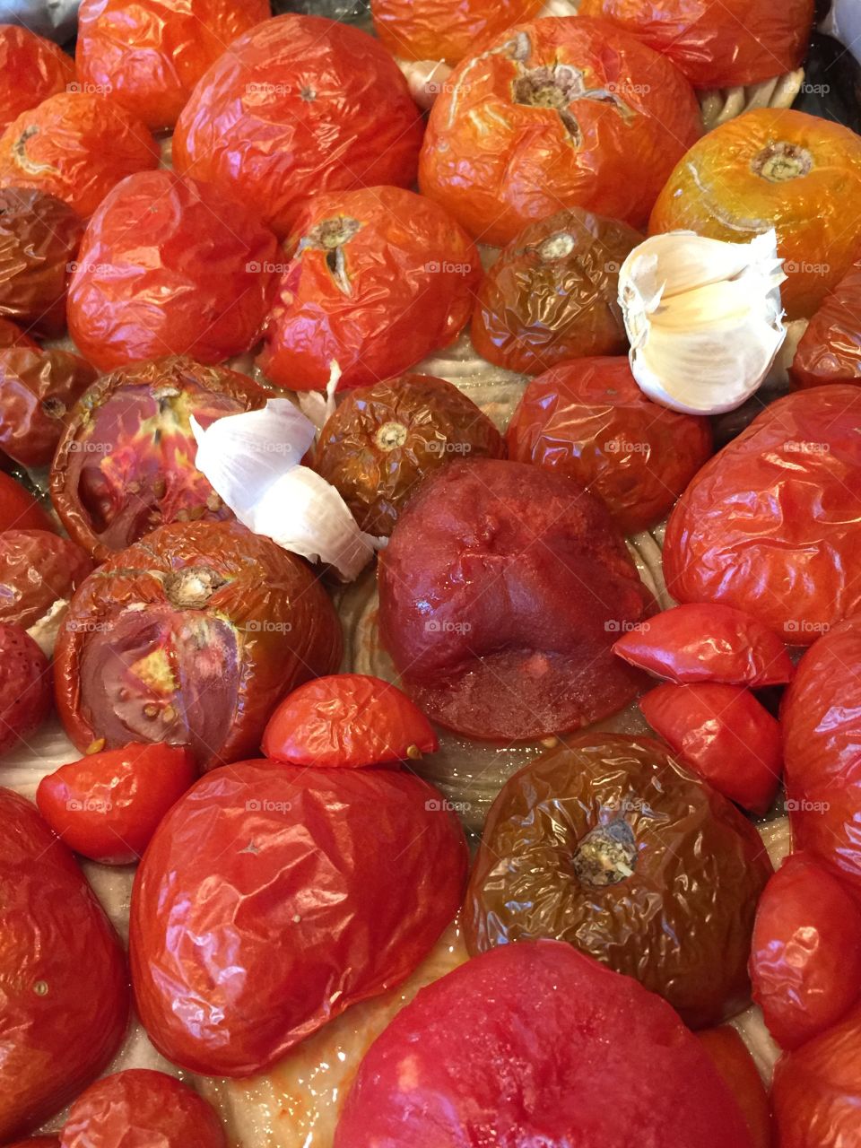 Roasted Garden Tomatoes for Soup