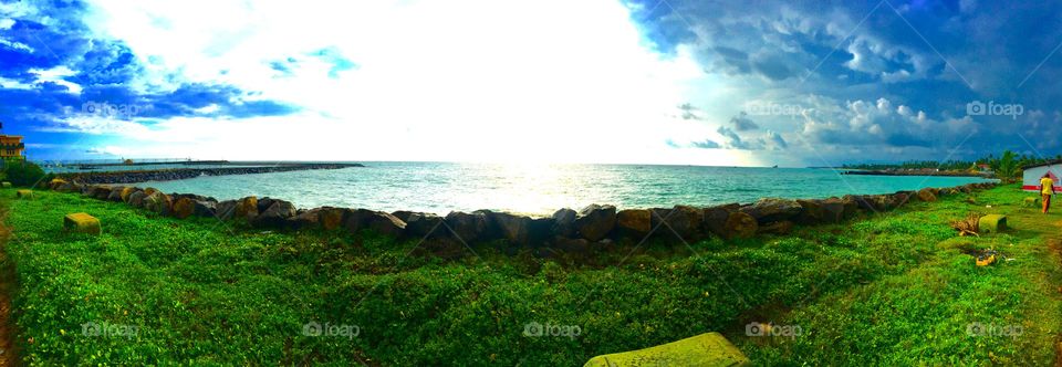 Landscape, Water, Sea, Beach, Seashore