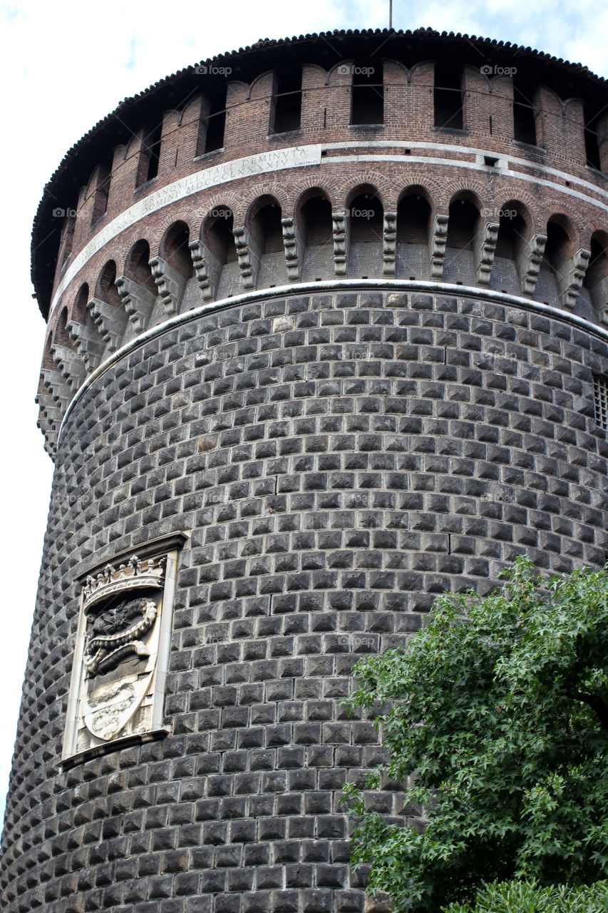 Italy, Milan, Sforzesco Castle