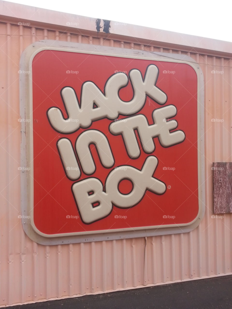 Jack in the Box logo sign