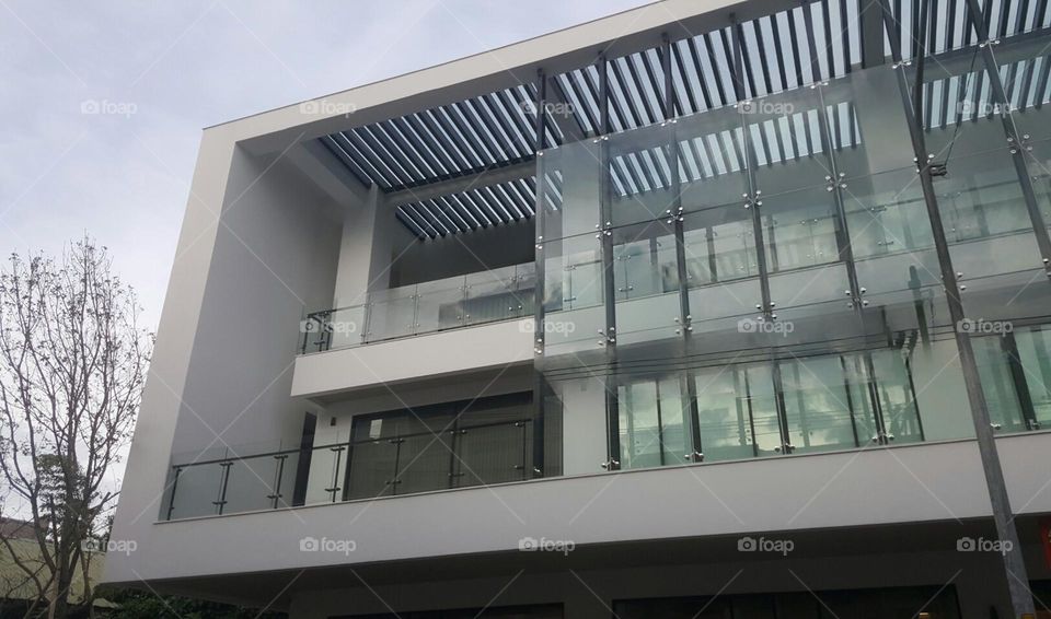 PAPER MUSEUM, a white building with glass curtain