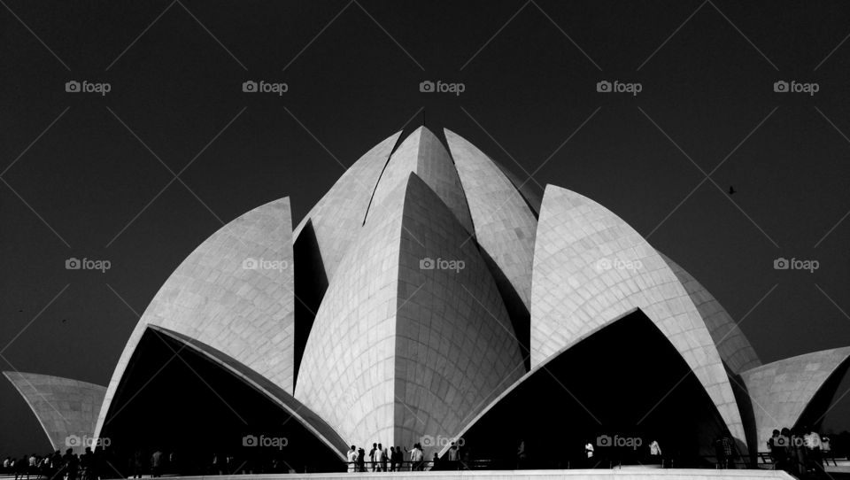 lotus temple, india