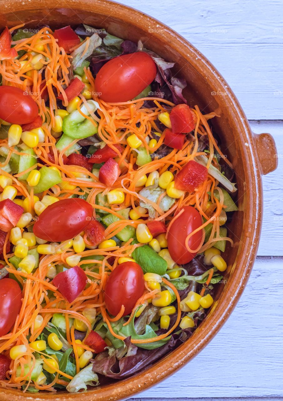 Colourful salad