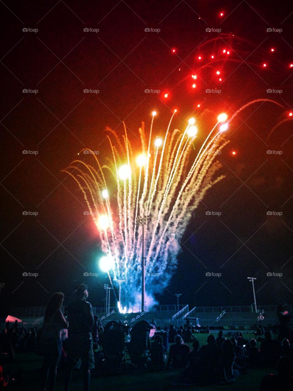 Independence Day fireworks.