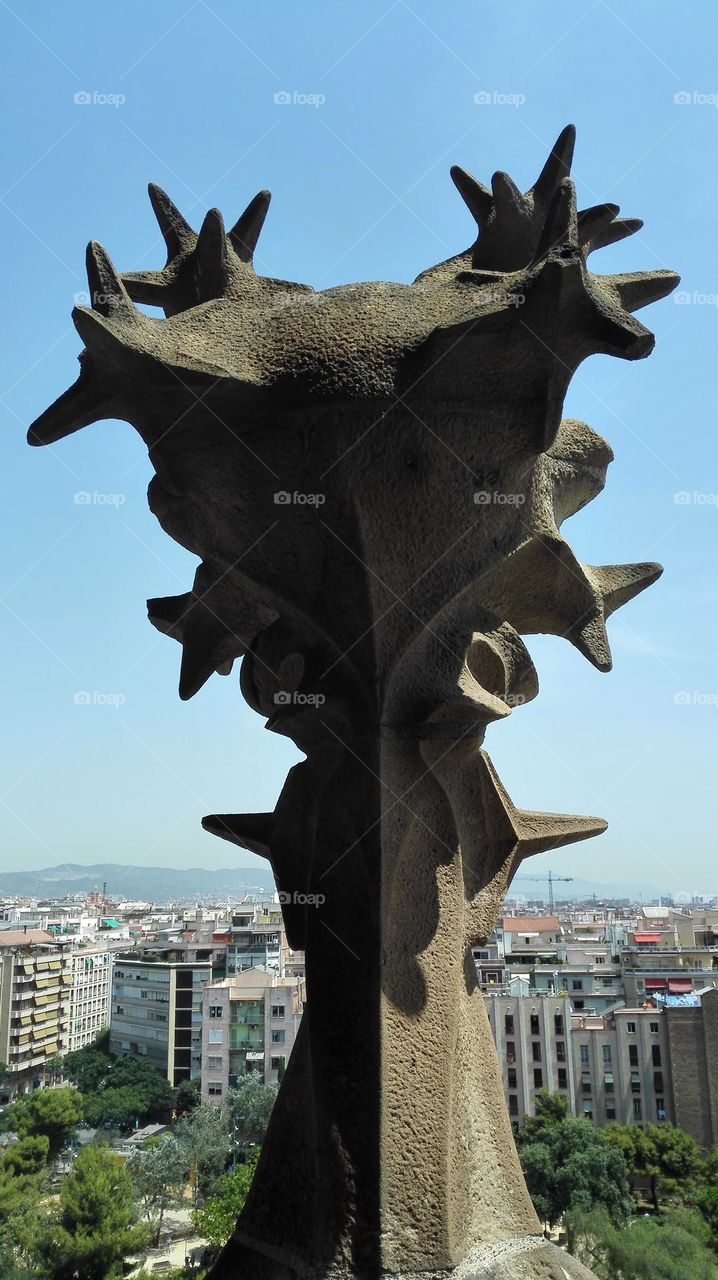 Gorgoyl of the Sagrada Familia, Barcelona