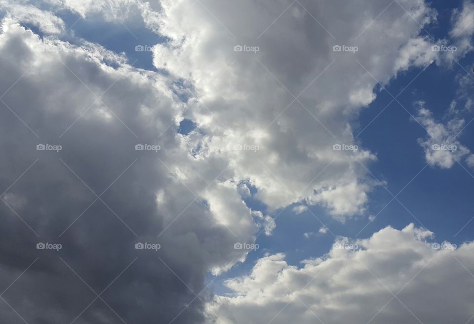 a little blue sky left before the storm