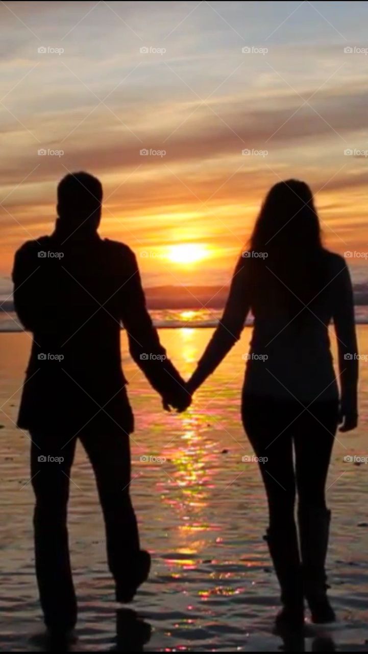 beach sky girl sunset by itsAus