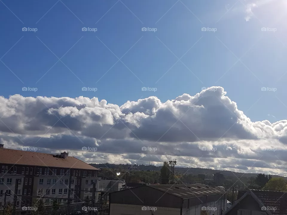 clouds on the sky